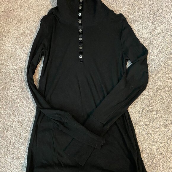 Old Navy Black Henley - Picture 1 of 4